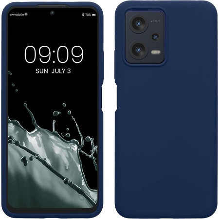 Matt Case Xiaomi Redmi Note 12 Pro 5G hátlap, tok, sötétkék