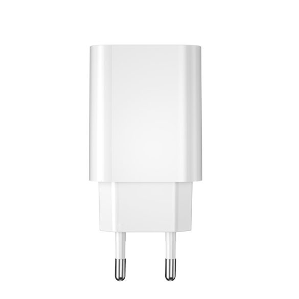 WIWU Wi-U001 Wall Charger hálózati töltő adapter, gyorstöltő, PD 20W, USB-C, 3A, fehér