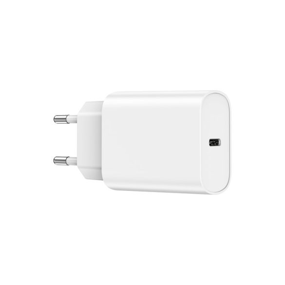 WIWU Wi-U001 Wall Charger hálózati töltő adapter, gyorstöltő, PD 20W, USB-C, 3A, fehér