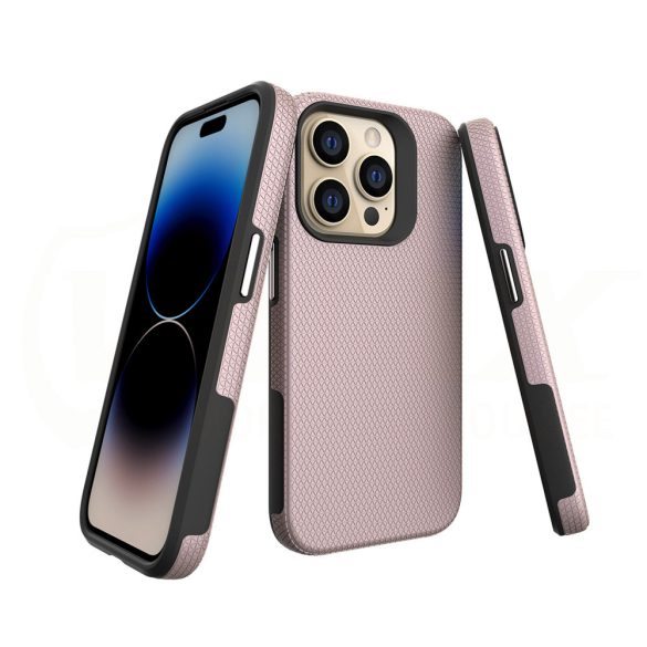 Vmax Triangle case Samsung Galaxy A55 5G hátlap tok, rozé arany