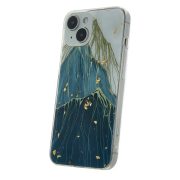   Gold Glam Mountain Case Samsung Galaxy A55 5G hátlap, tok, mintás, színes