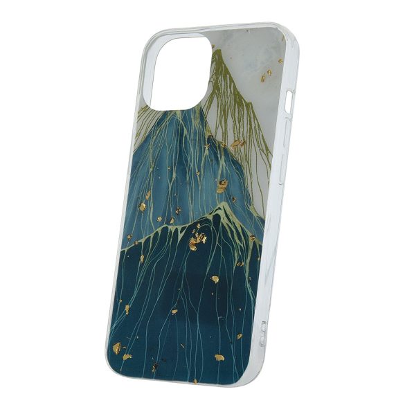 Gold Glam Mountain Case Samsung Galaxy A55 5G hátlap, tok, mintás, színes