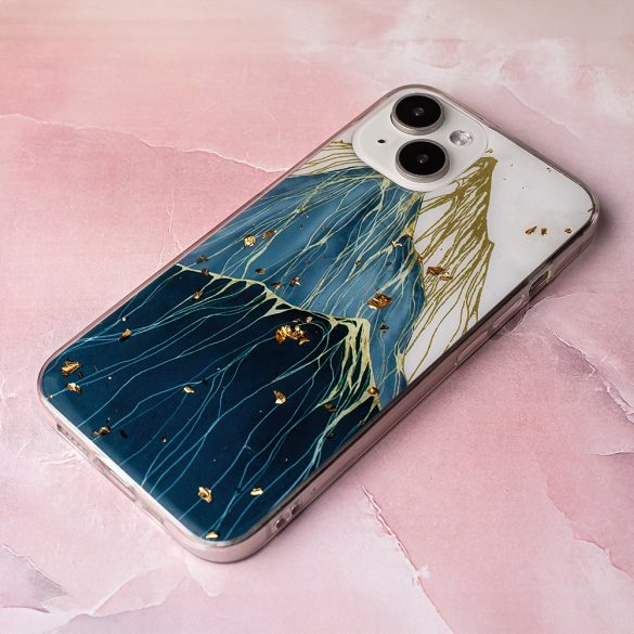 Gold Glam Mountain Case Samsung Galaxy A55 5G hátlap, tok, mintás, színes