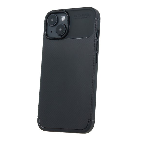 Carbon Premium Case iPhone 11 hátlap, tok, fekete