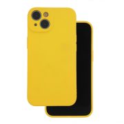   Silicone Case Samsung Galaxy A55 5G kameravédős szilikon hátlap, tok, sárga