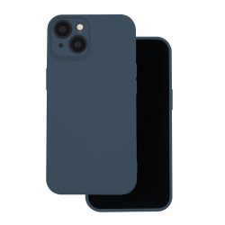   Silicone Case iPhone 16 kameravédős szilikon hátlap, tok, sötétkék