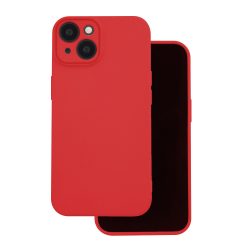   Silicone Case iPhone 16 kameravédős szilikon hátlap, tok, piros