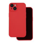   Silicone Case iPhone 16 Pro kameravédős szilikon hátlap, tok, piros