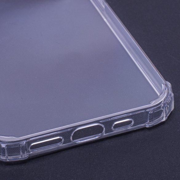 Anti-Shock iPhone 16 Plus 1.5mm ütésálló szilikon kameravédős hátlap, tok, átlátszó