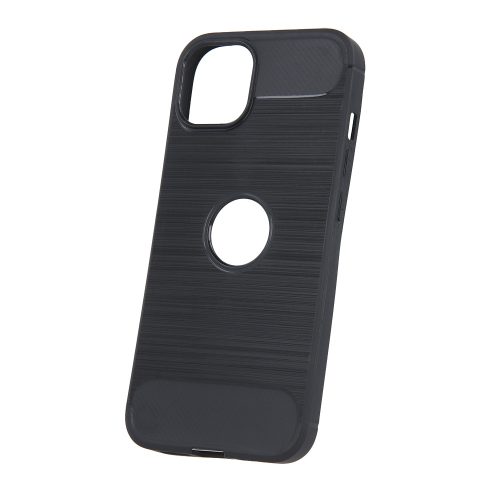 Simple Black Case iPhone 16 szilikon hátlap, tok, fekete