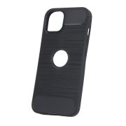   Simple Black Case iPhone 16 Pro szilikon hátlap, tok, fekete