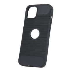   Simple Black Case iPhone 16 Plus szilikon hátlap, tok, fekete