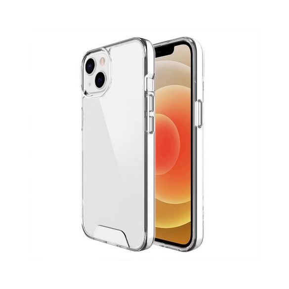 Crystal Case iPhone 16 Plus szilikon hátlap, tok, átlátszó