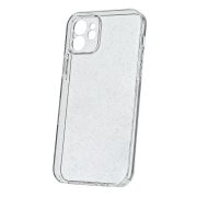   Shine Case iPhone 16 Pro Max csillámos kameravédős hátlap, tok, átlátszó