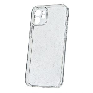 Shine Case iPhone 16 Pro Max csillámos kameravédős hátlap, tok, átlátszó