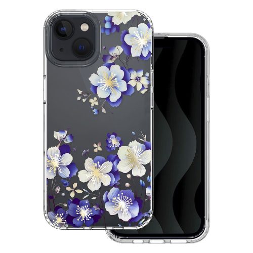 IMD Print Floral case iPhone 16 hátlap tok, mintás, színes