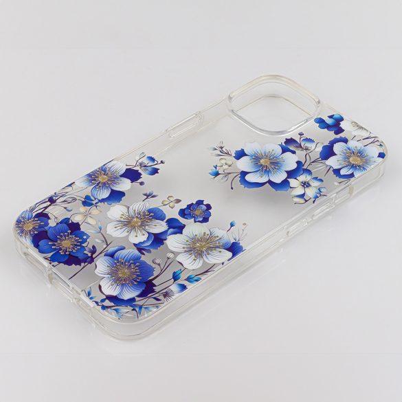 IMD Print Floral case iPhone 16 hátlap tok, mintás, színes