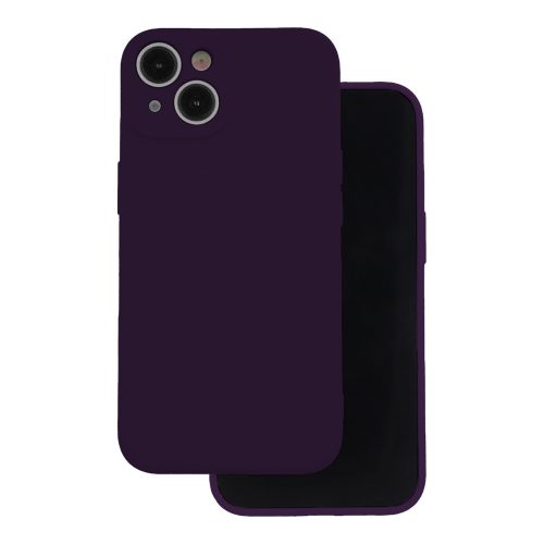 Silicone Case Samsung Galaxy A55 5G kameravédős szilikon hátlap, tok, lila