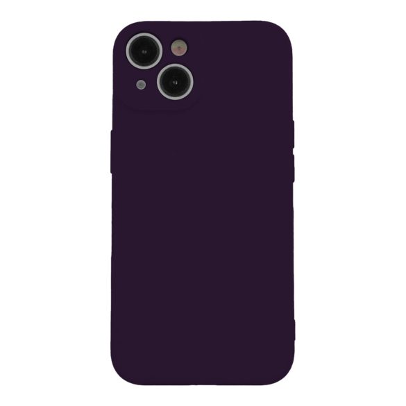 Silicone Case Samsung Galaxy A55 5G kameravédős szilikon hátlap, tok, lila