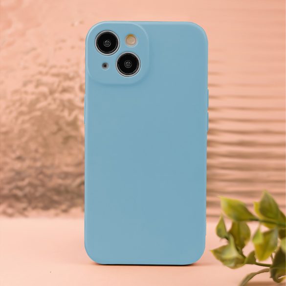 Silicone Case Samsung Galaxy A55 5G kameravédős szilikon hátlap, tok, kék