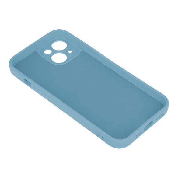 Silicone Case Samsung Galaxy A55 5G kameravédős szilikon hátlap, tok, kék