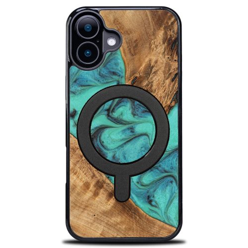 Bewood Unique case iPhone 16 6,1" Turquoise with MagSafe