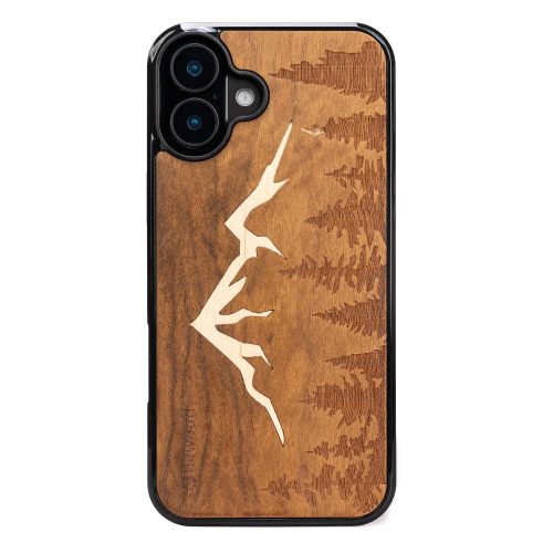 Bewood case iPhone 16 Plus 6,7" Mountains Imbuia