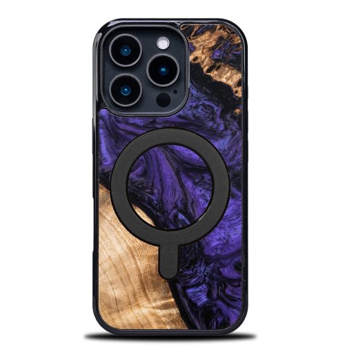 Bewood Unique case iPhone 16 Pro 6,3" Violet with MagSafe