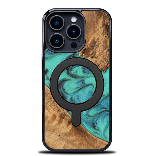 Bewood Unique case iPhone 16 Pro 6,3" Turquoise with MagSafe