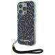 Karl Lagerfeld case iPhone 16 Pro Max 6,9" KLHCP16XHZBPKCCU Hard Zebra With Cord tok, lila