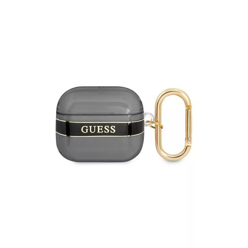 Guess Apple Airpods 3 Printed Stripe Collection (GUA3HHTSK) tok, fekete