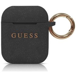 Guess Apple Airpods szilikon (GUACCSILGLBK) tok, fekete