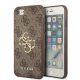 Guess iPhone 7/8/SE (2020/2022) 4G Big Metal Logo (GUHCI84GMGBR) hátlap, tok, barna