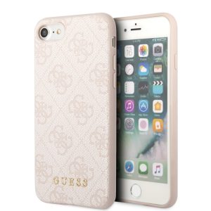 Guess iPhone 7/8/SE (2020/2022) 4G Charms Collection (GUHCI8G4GFPI) hátlap, tok, rozé arany