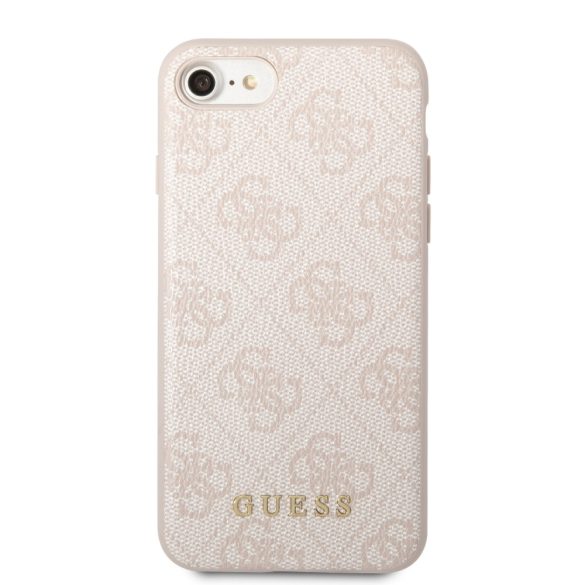 Guess iPhone 7/8/SE (2020/2022) 4G Charms Collection (GUHCI8G4GFPI) hátlap, tok, rozé arany