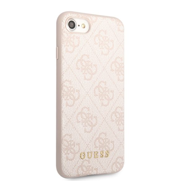 Guess iPhone 7/8/SE (2020/2022) 4G Charms Collection (GUHCI8G4GFPI) hátlap, tok, rozé arany