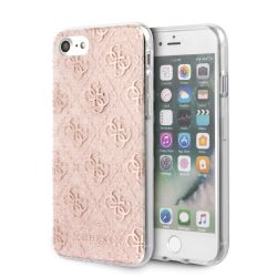   Guess iPhone 7/8/SE (2020) 4G Glitter Peony (GUHCI8PCU4GLPI) hátlap, tok, rózsaszín