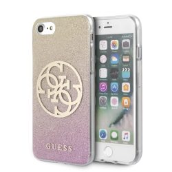   Guess iPhone 7/8/SE (2020) 4G Glitter Diamond (GUHCI8PCUGLPGG) hátlap, tok, rozé arany