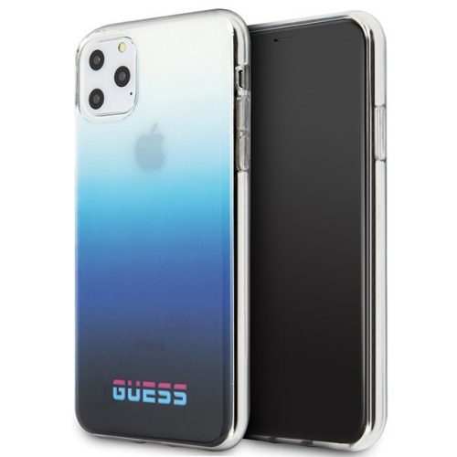 Guess GUHCN58DGCNA Gradient Blue Hard Case California iPhone 11 Pro tok, kék