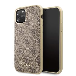   Guess iPhone 11 Pro 4G Cover (GUHCN58G4GB) hátlap, tok, barna