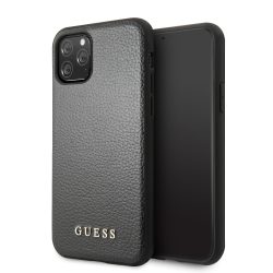   Guess iPhone 11 Pro Iridescent (GUHCN58IGLBK) hátlap, tok, fekete