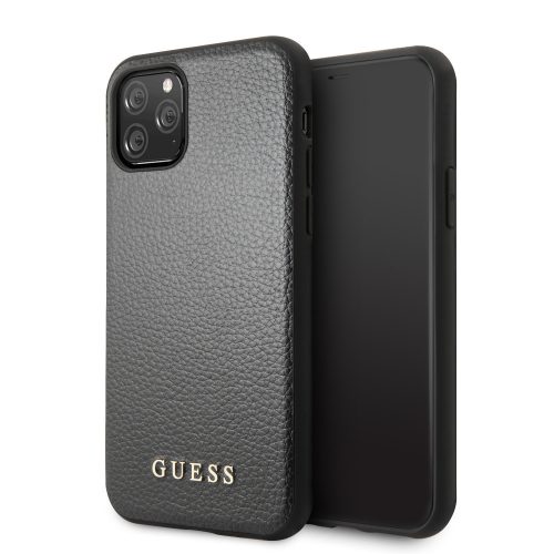 Guess iPhone 11 Pro Iridescent (GUHCN58IGLBK) hátlap, tok, fekete