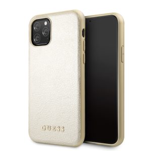 Guess iPhone 11 Pro Iridescent (GUHCN58IGLGO) hátlap, tok, arany