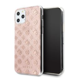   Guess iPhone 11 Pro 4G Glitter Peony (GUHCN58TPERG) hátlap, tok, rózsaszín