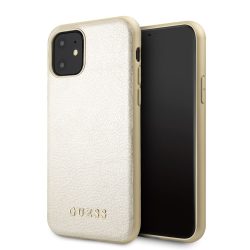   Guess iPhone 11 Iridescent (GUHCN61IGLGO) hátlap, tok, arany