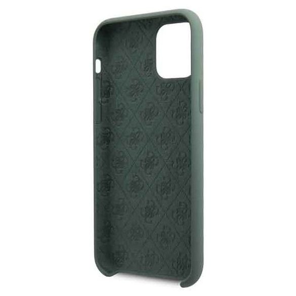 Guess Silicone 4G Tone iPhone 11 (GUHCN61LS4GKA) hátlap, tok, kakhi