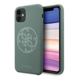   Guess iPhone 11 Pro Max 4G Silicone Tone (GUHCN65LS4GKA) hátlap, tok, kakhi