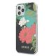 Guess GUHCP12MIMLFL01 iPhone 12/12 Pro 6.1" hátlap, tok N°1 Flower Collection, fekete