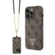 Guess GUHCP13LP4TDSCPW hátlap, tok iPhone 13 Pro/13 Crossbody 4G Metal Logo, barna