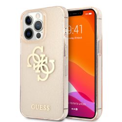   Guess iPhone 13 Pro Big 4G Full Glitter (GUHCP13LPCUGL4GGO) hátlap, tok, arany